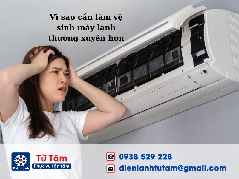 Vì sao cần làm vệ sinh máy lạnh quận 1