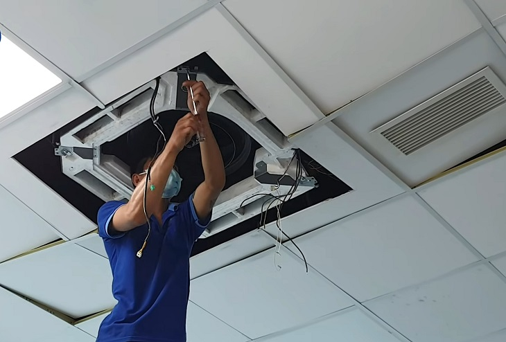 dịch vụ vệ sinh máy lạnh quận Tân Phú