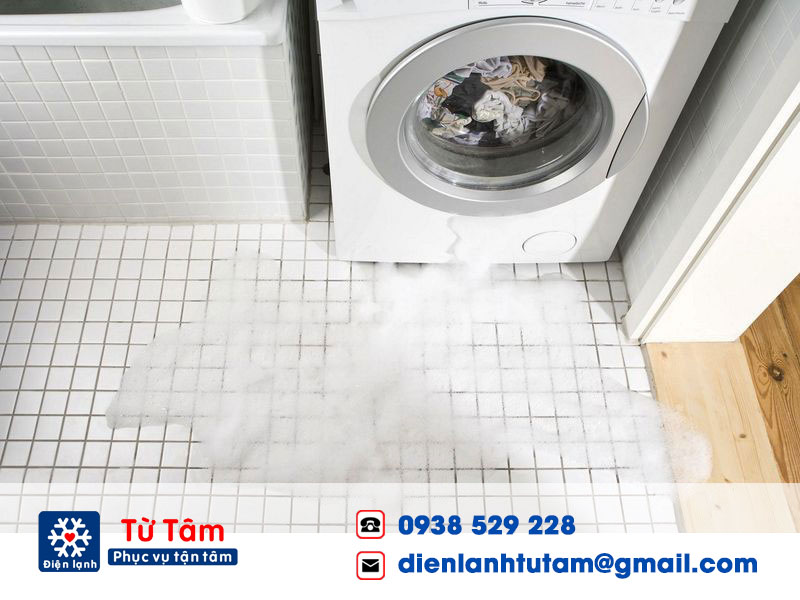 Máy giặt bị trào bọt