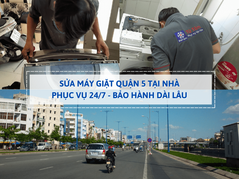 Điện lạnh Từ Tâm là đơn vị chuyên cung cấp dịch vụ sửa máy giặt quận 5 chuyên nghiệp