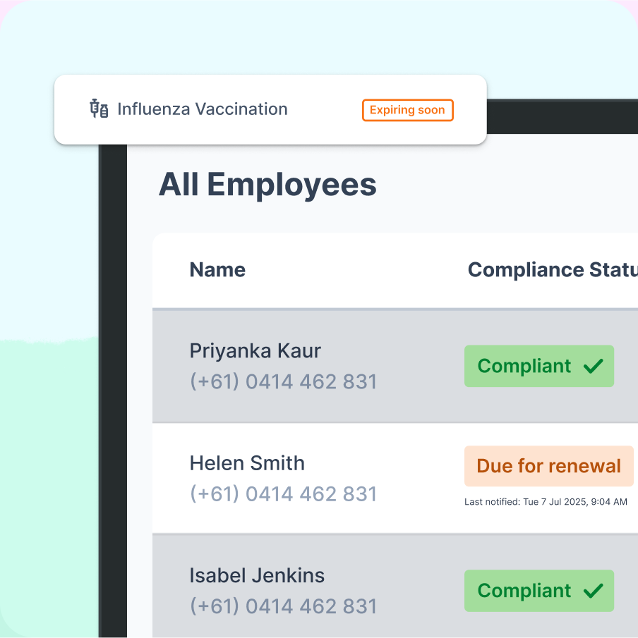 Zipline software mockup