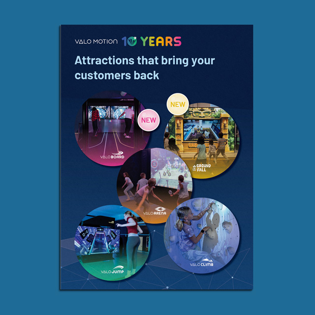 Cover of Valo Motion product catalog