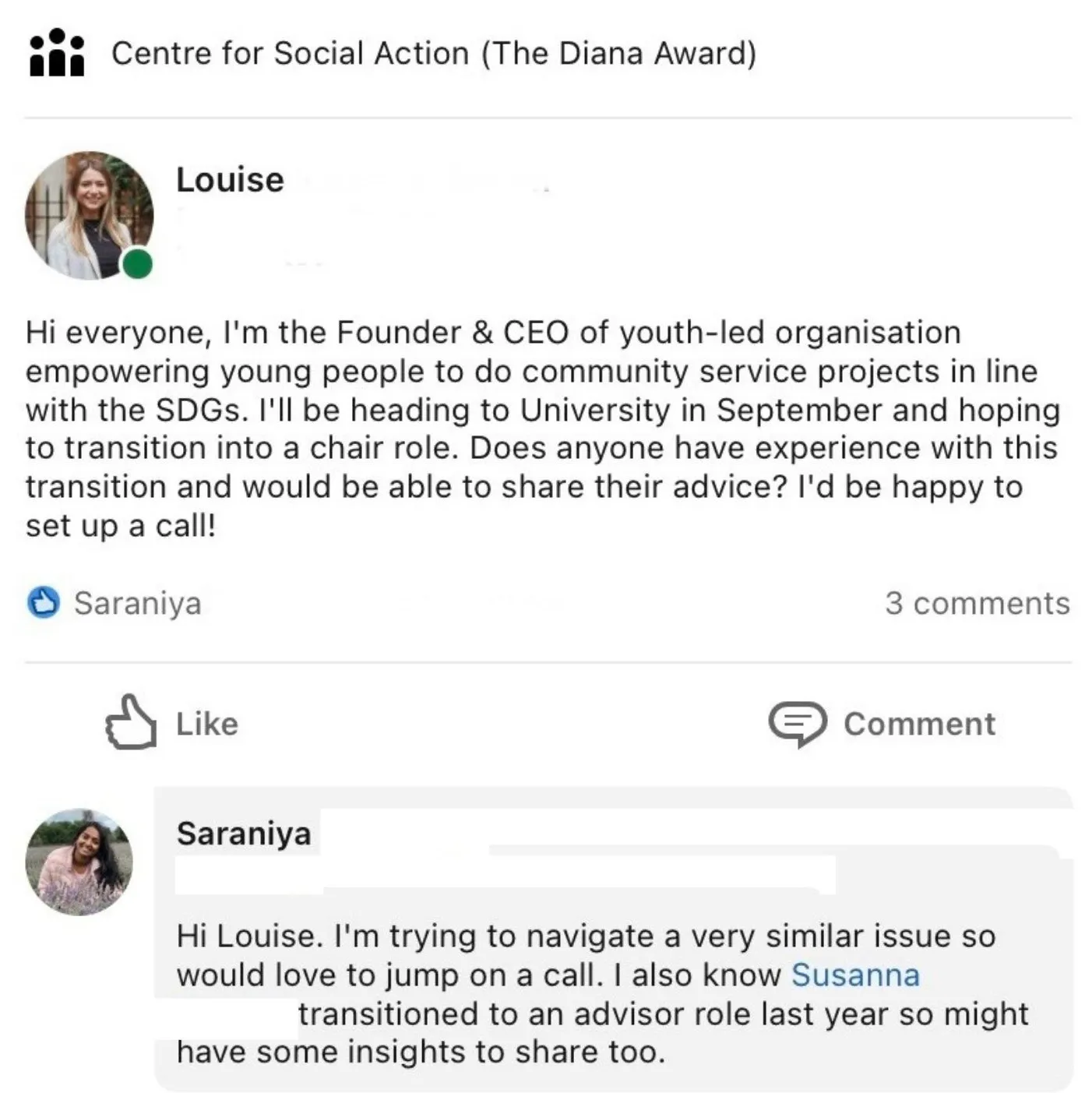 Centre for Social Action Forum