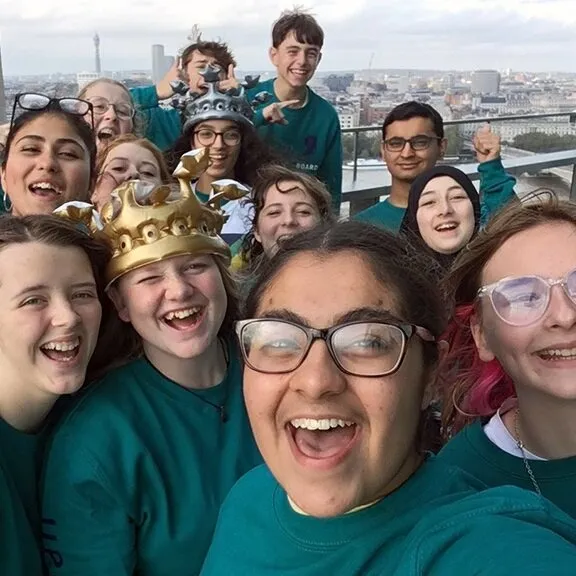 A group photo of the youth board