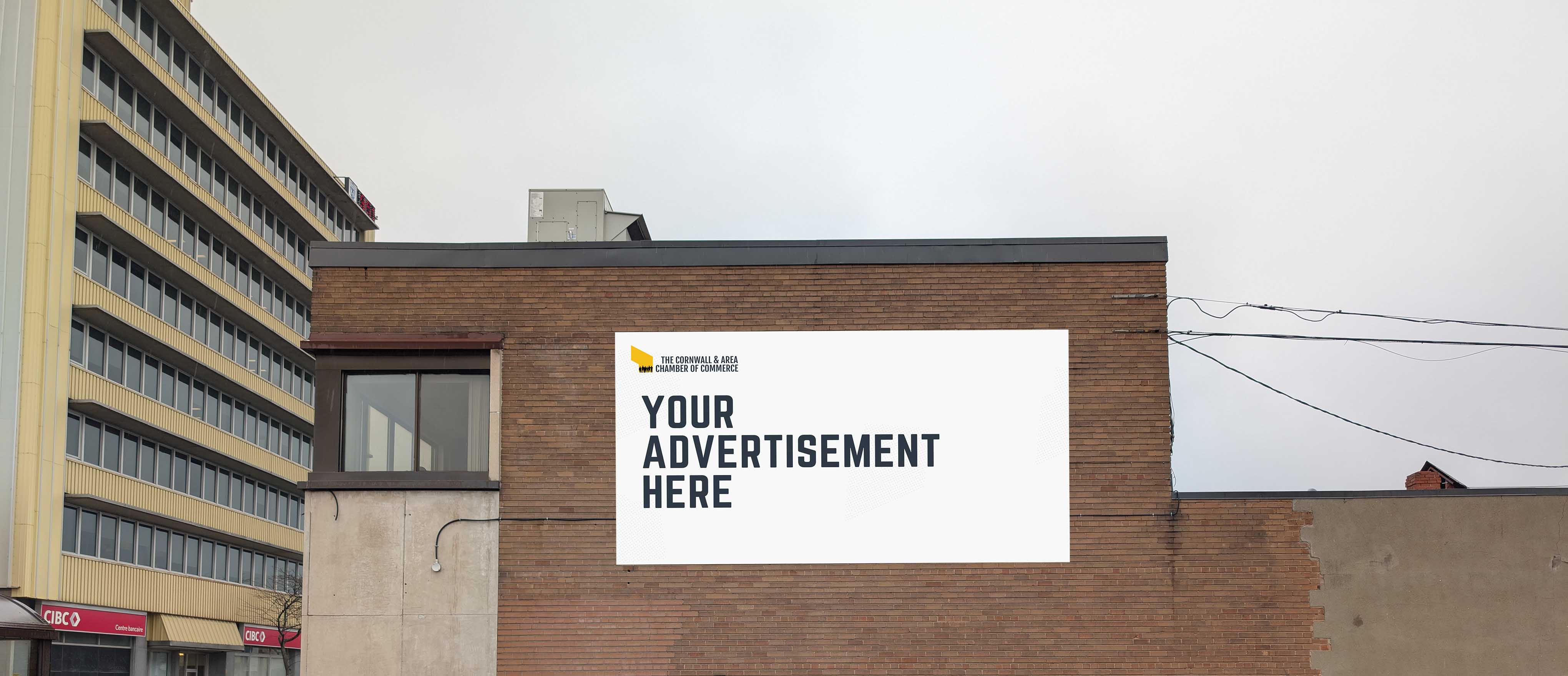 Cornwall and Area Chamber of Commerce Billboard Advertisement Mockup