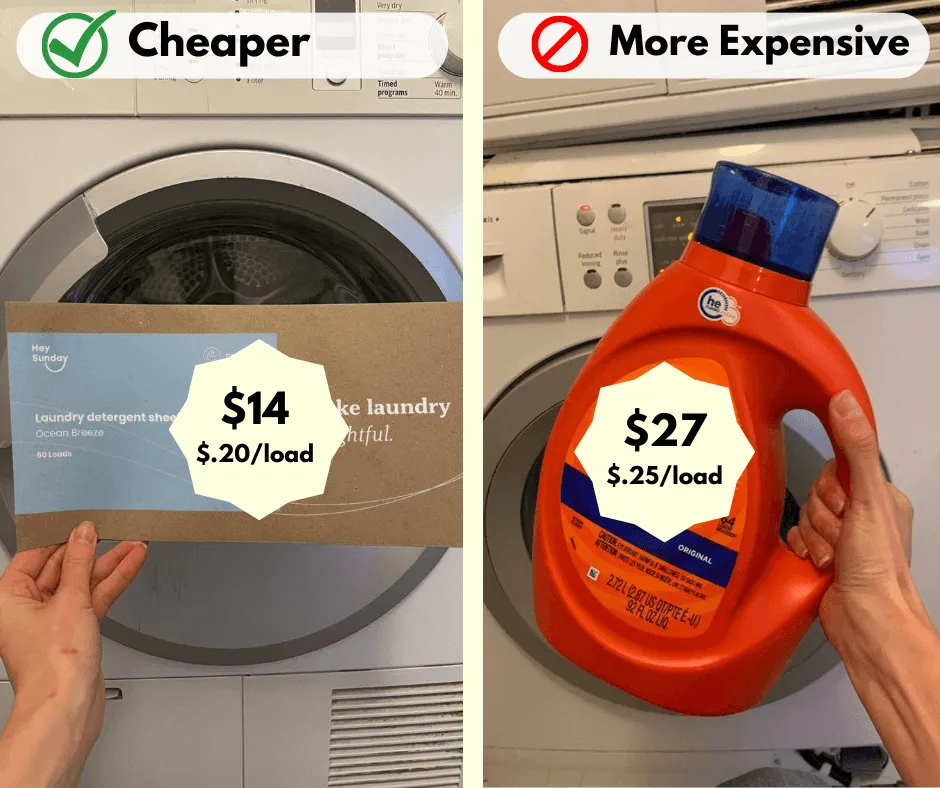 HeySunday laundry detergent product or promotional image.