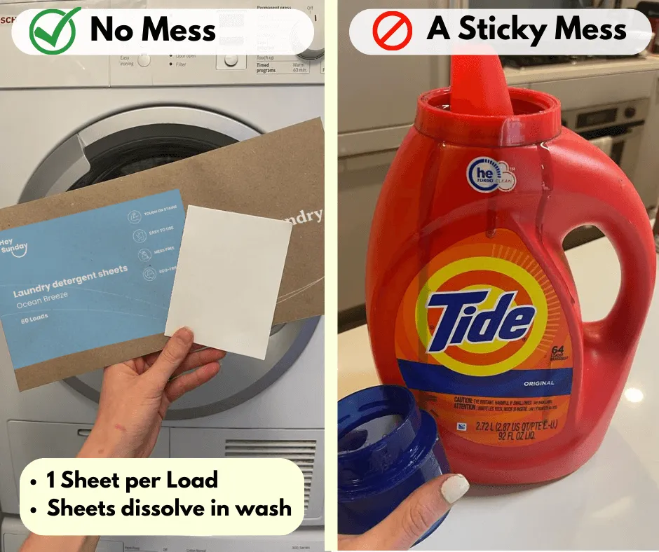 HeySunday laundry detergent product or promotional image.