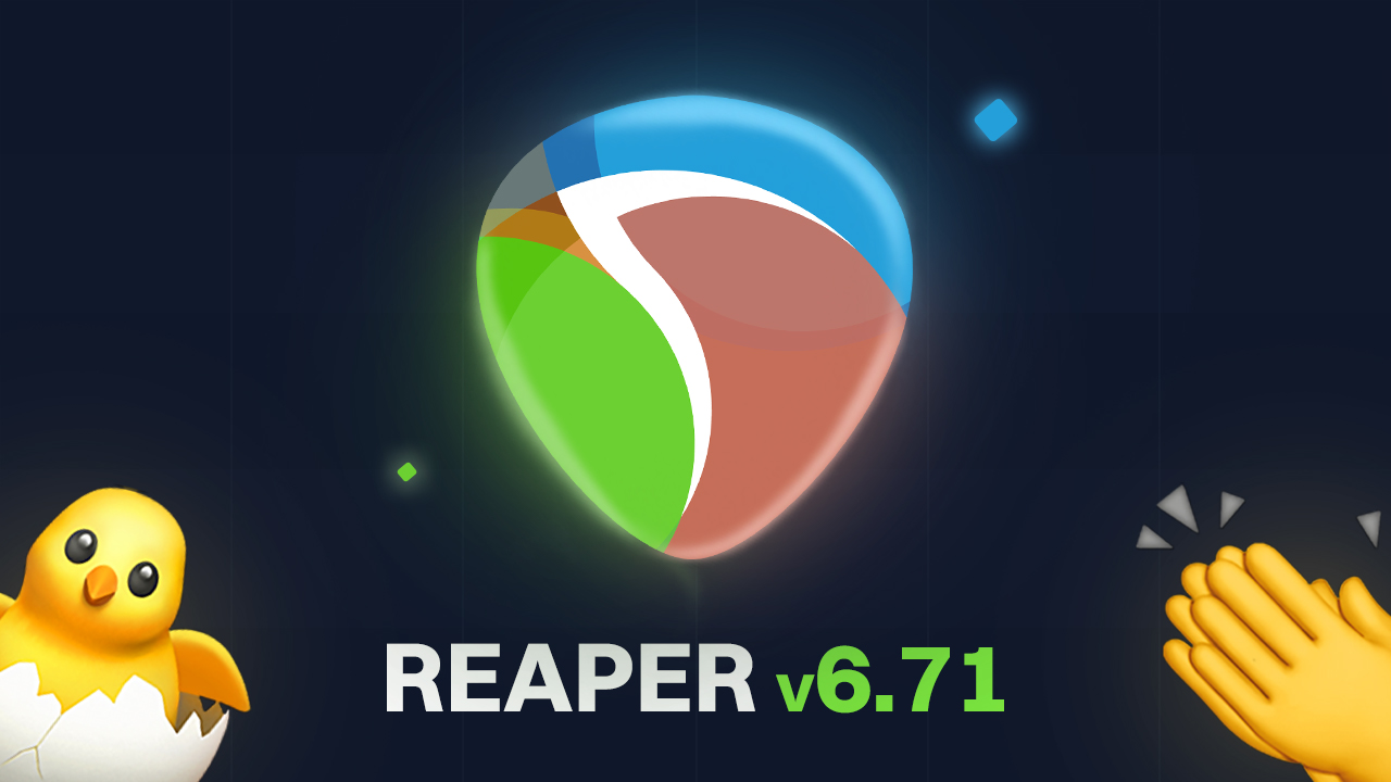 REAPER logo V6.71 clap emoji