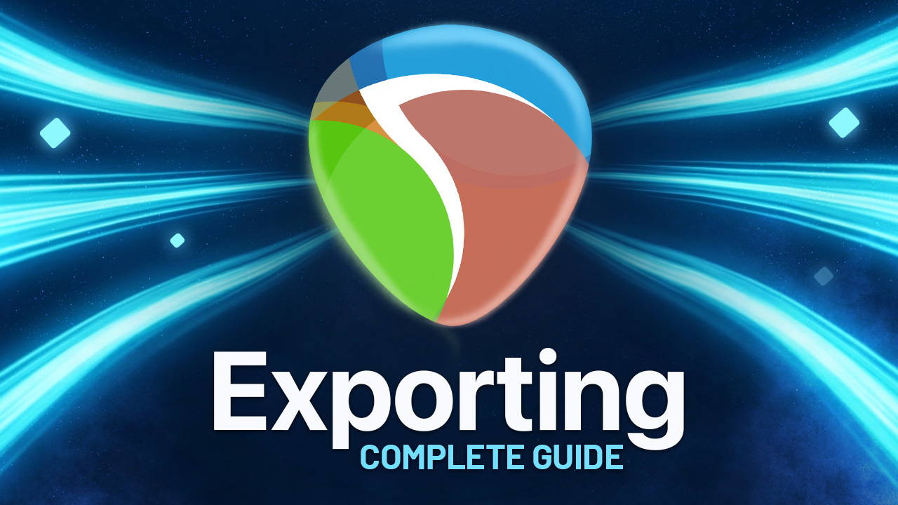 Exporting or Rendering audio in REAPER