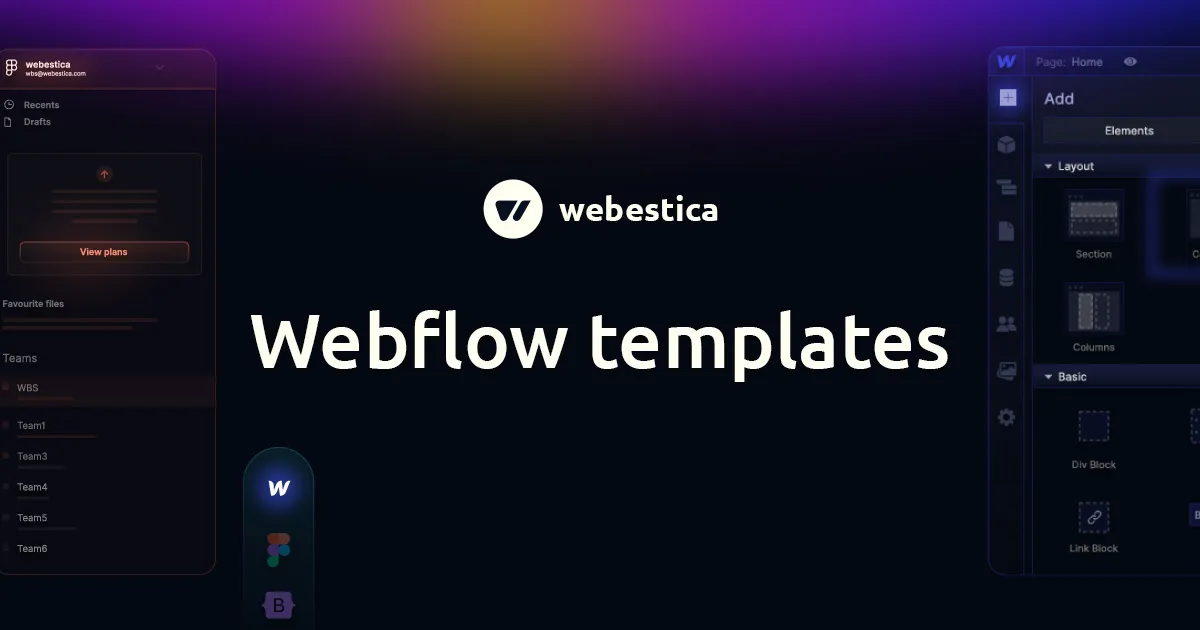 Premium Webflow Templates for Your Website Webestica Templates