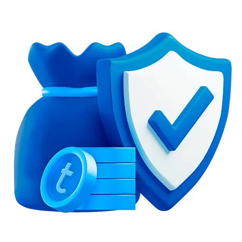 YEL-vakuutusta kuvaileva 3D ikoni