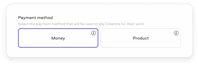 Insense's campaign set up
