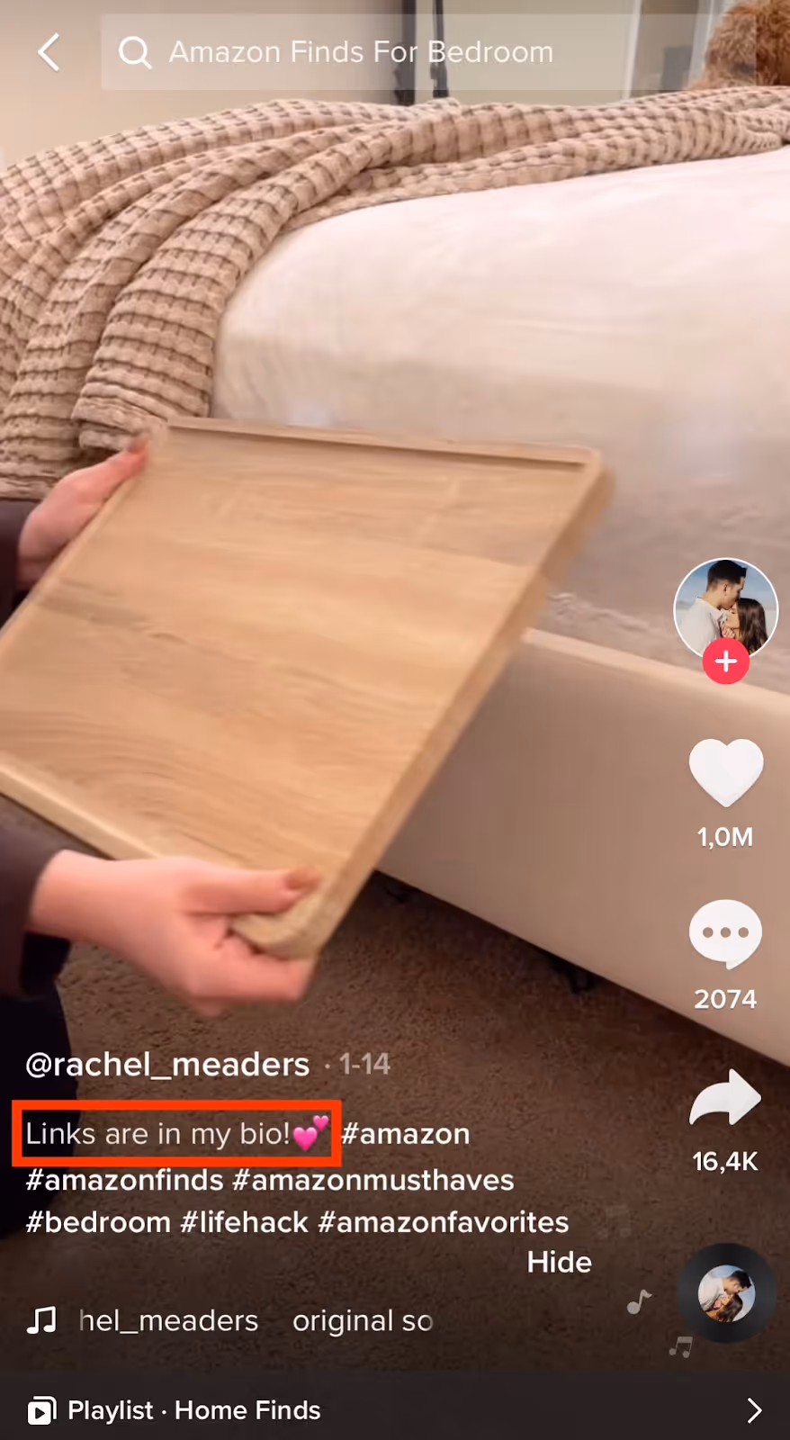TikTok ad example