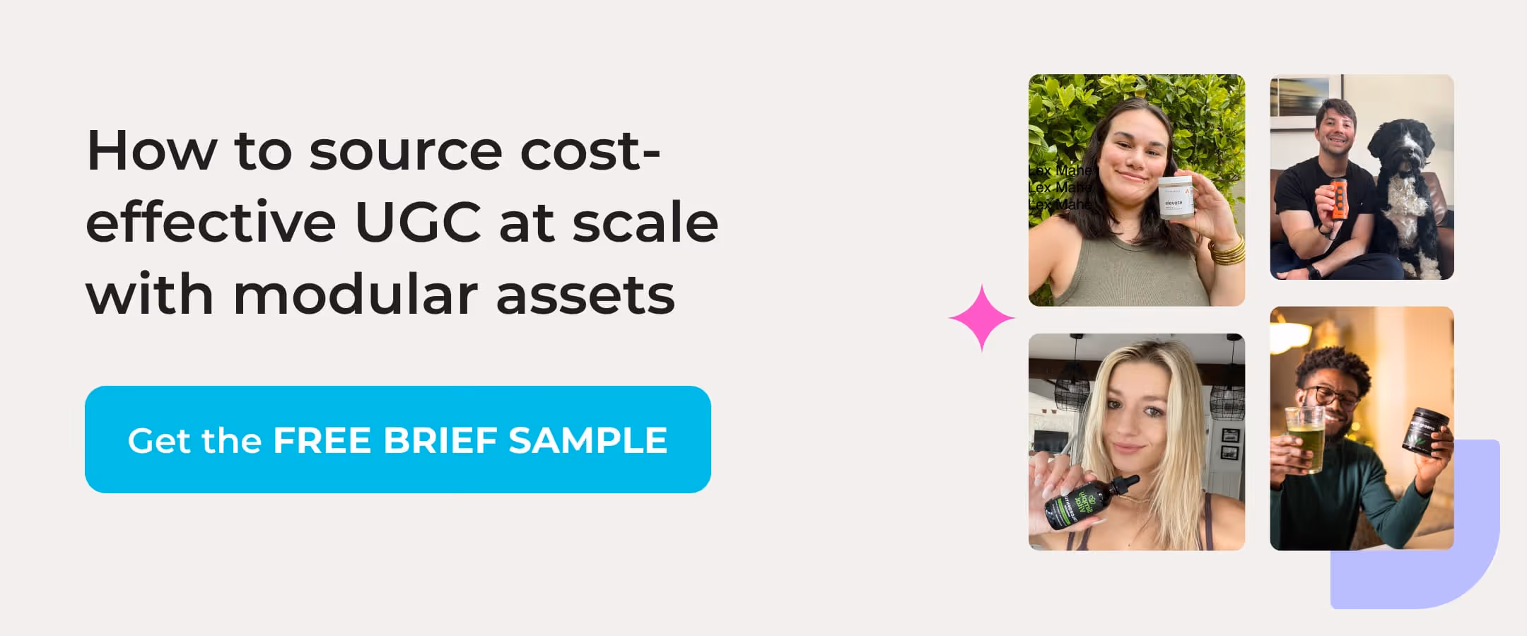 Brief sample for modular UGC