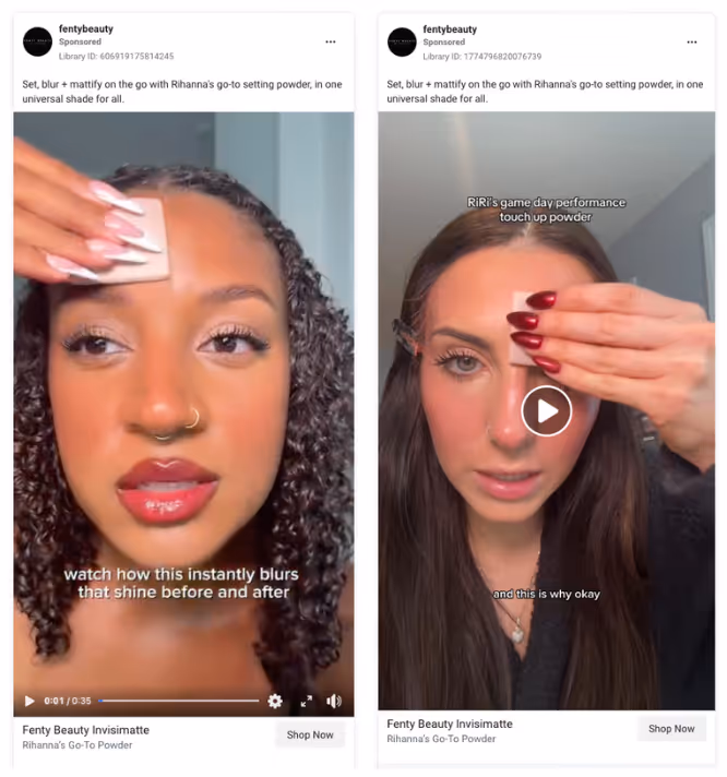 Fenty Social Campaigns