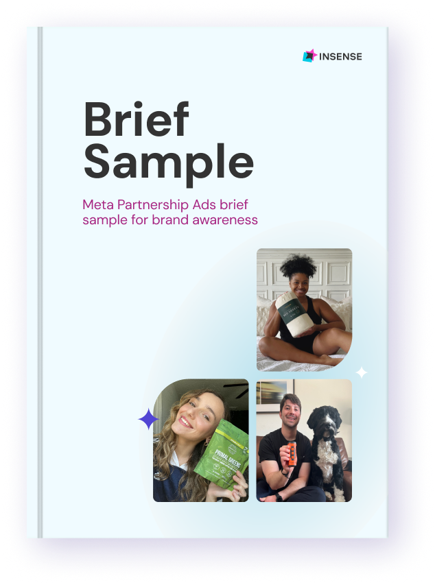 Sample Brief for Whitelisted Ads to Drive Brand Awareness