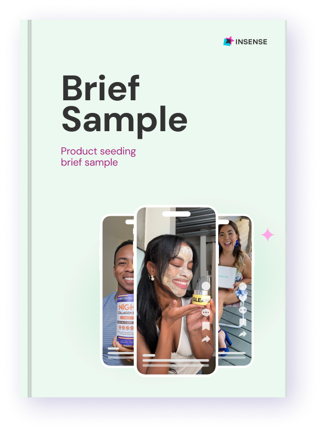 Sample Brief for Product Seeding