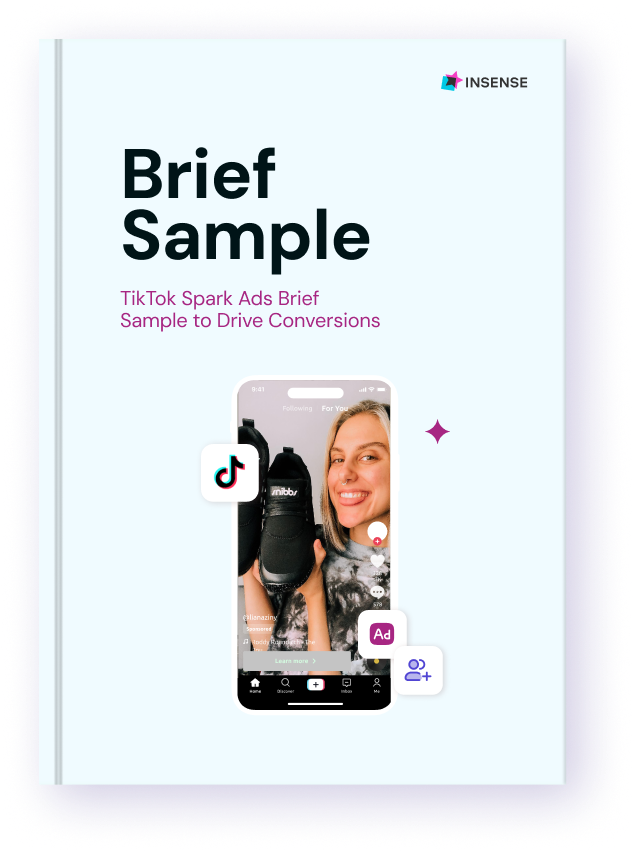 TikTok Spark Ads brief sample to drive conversions