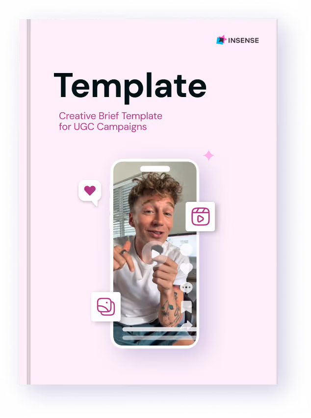 Creative brief template for UGC campaigns