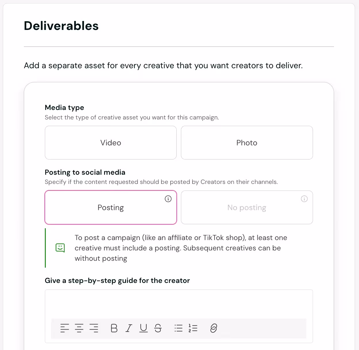 Deliverables on Insense