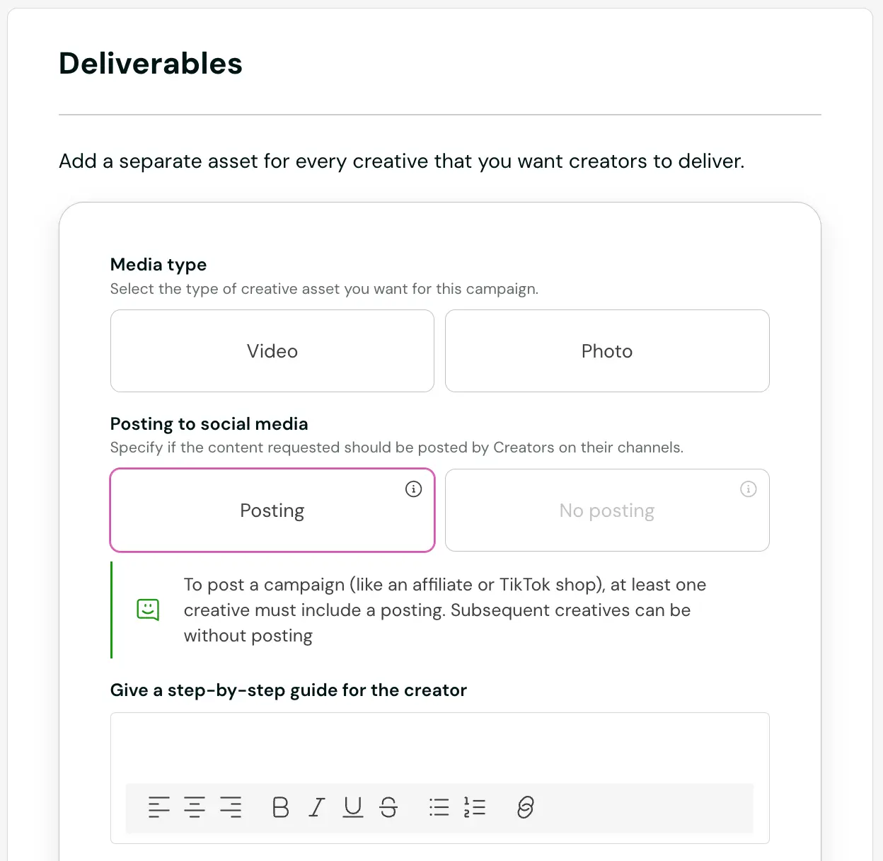 Deliverables on Insense