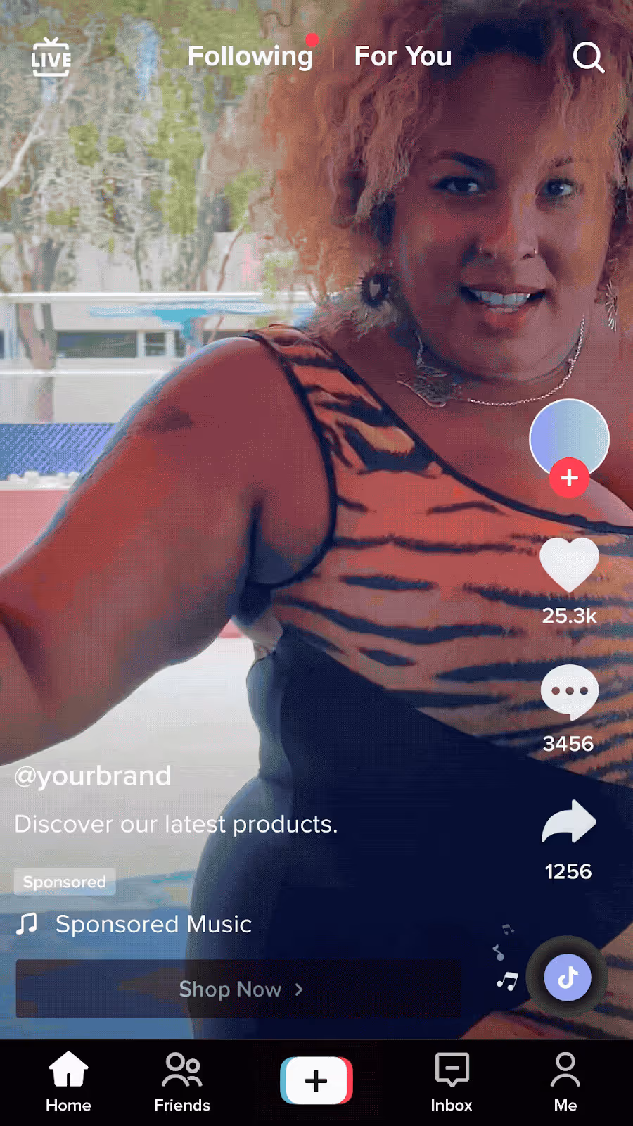 TikTok Video Shoppable ad
