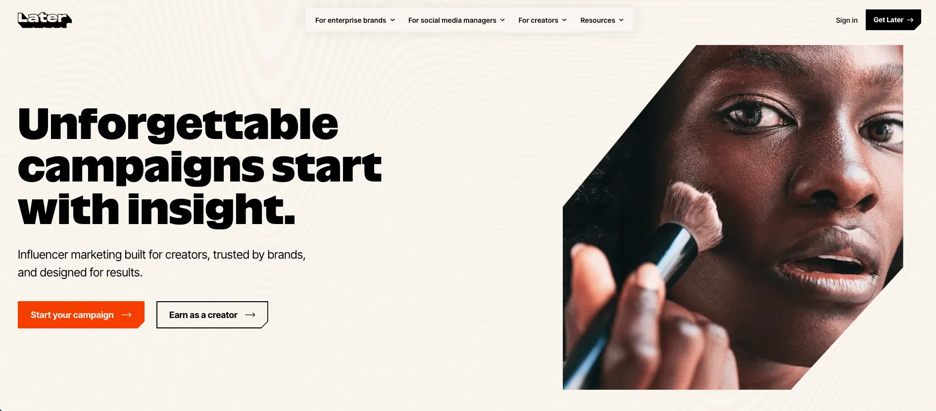 Later website