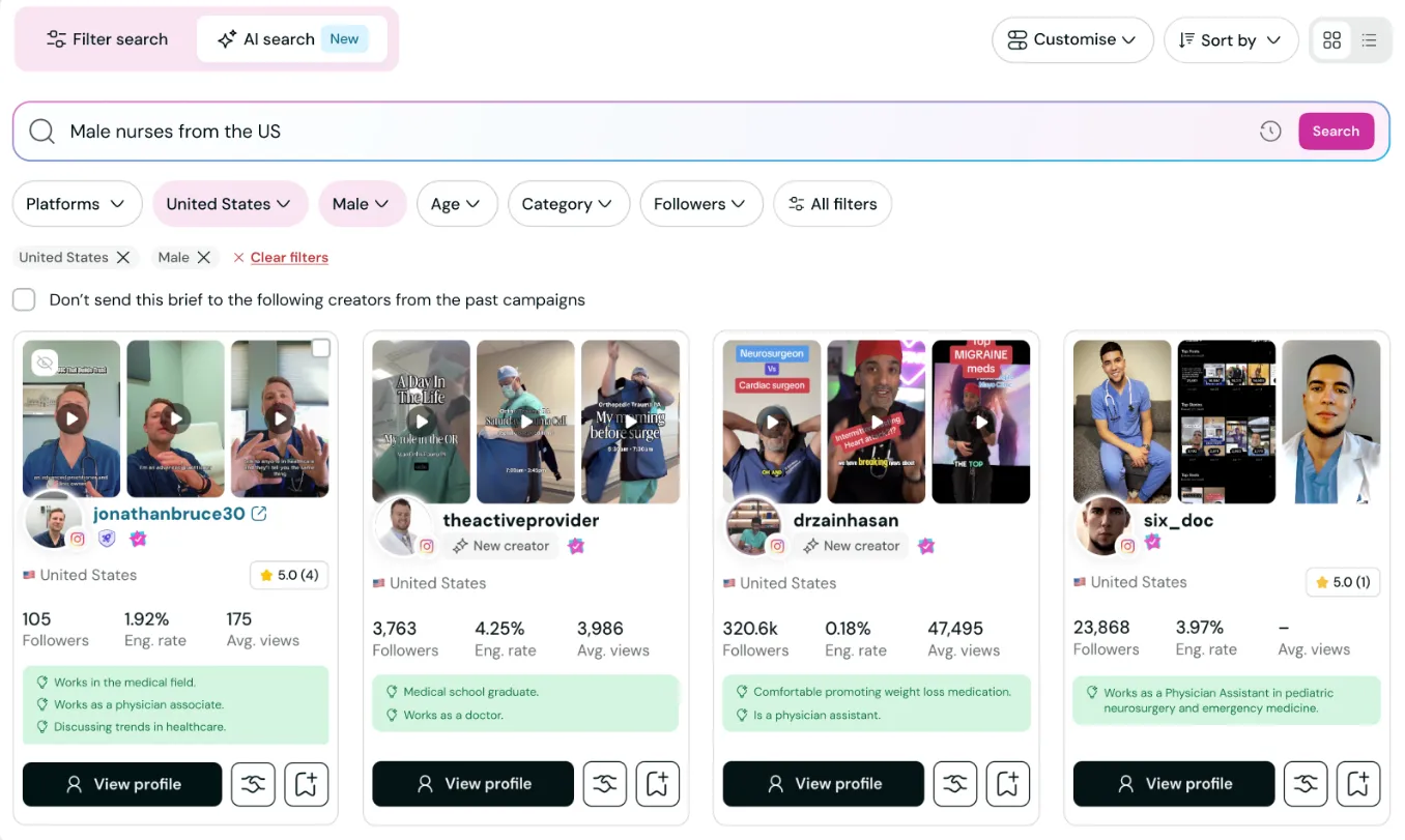 Insense's new creator marketplace with AI search features