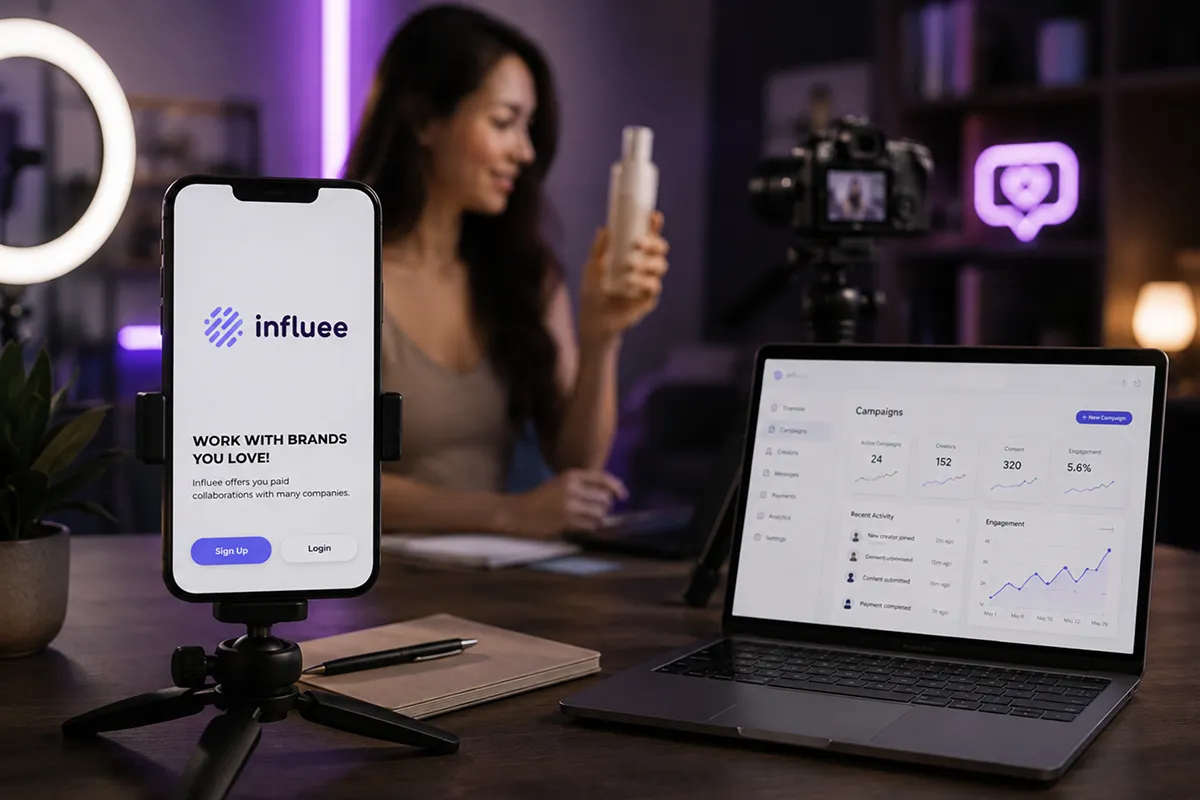 Influee website and its alternatives