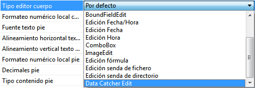 rejilla editable