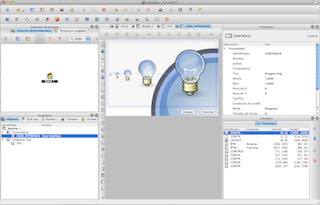 Editor de proyectos con formulario SVG