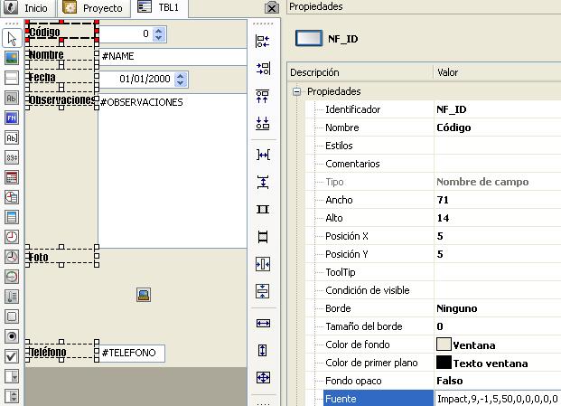 Editor formularios Velneo vDevelop V7
