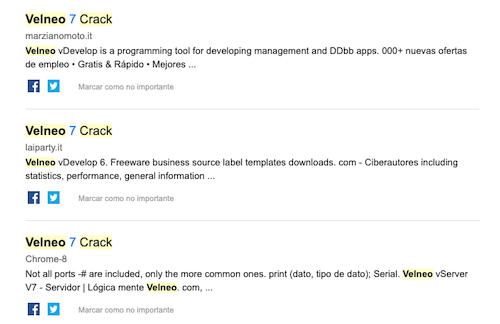 Alerta Google Velneo 7 crack