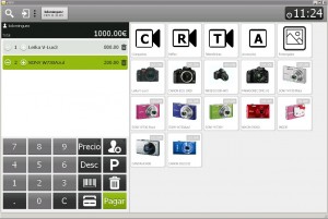 Pantalla principal tpv
