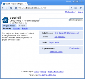 vCurldll en Google Code