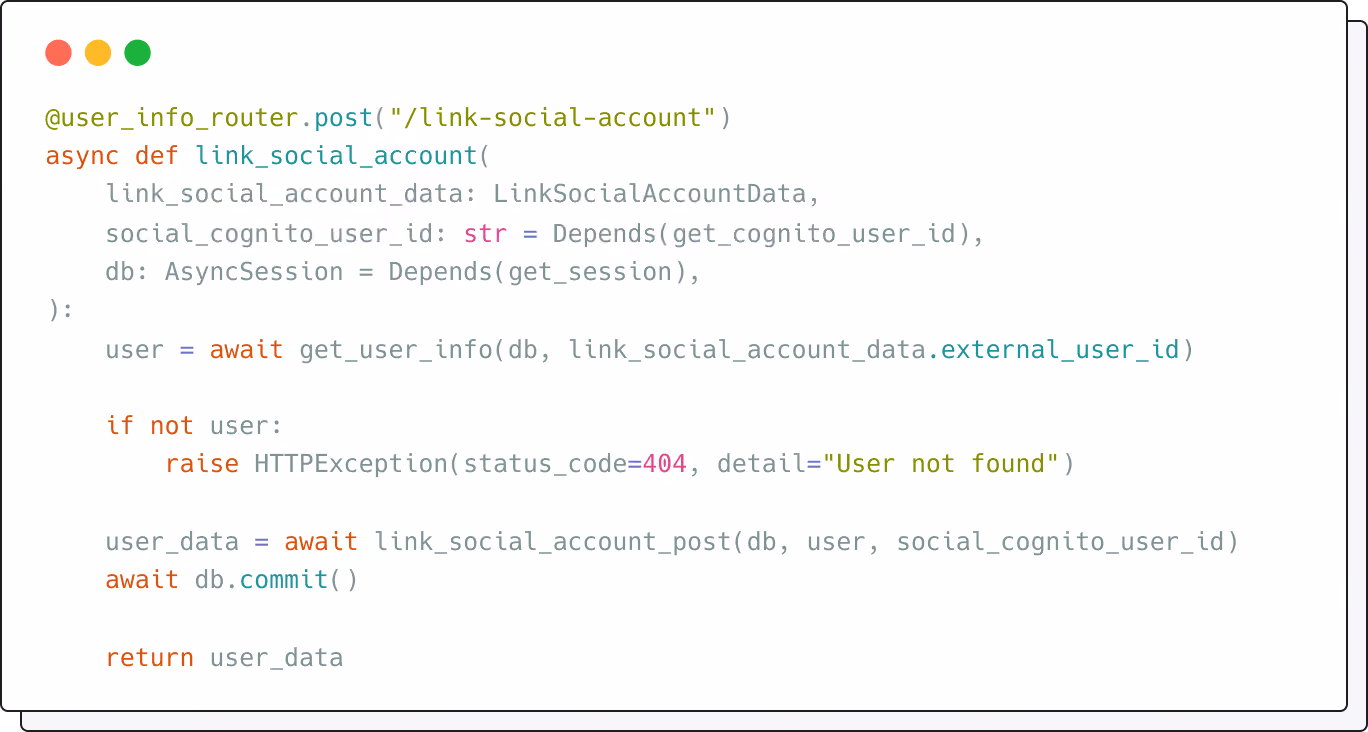 Upsilon Back-end development