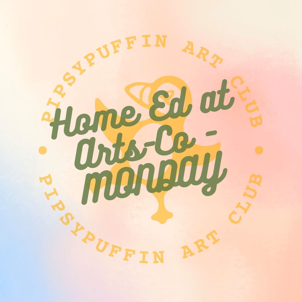 Home ed art club June July