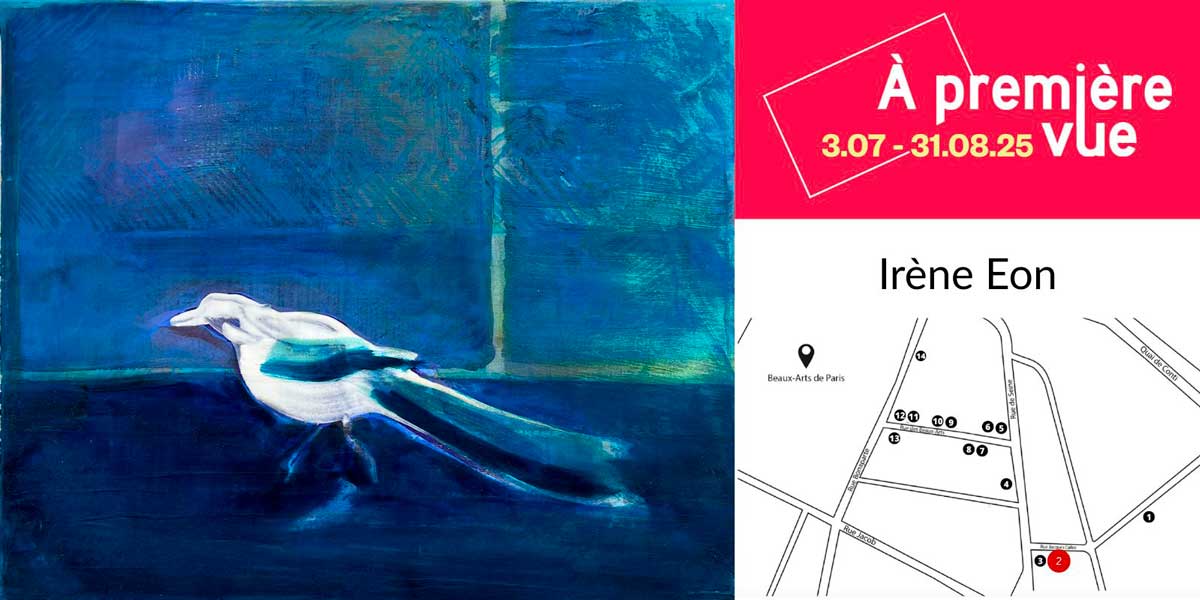 Vue de l’exposition 'À première vue' à la Galerie AB à Paris, art moderne et contemporain