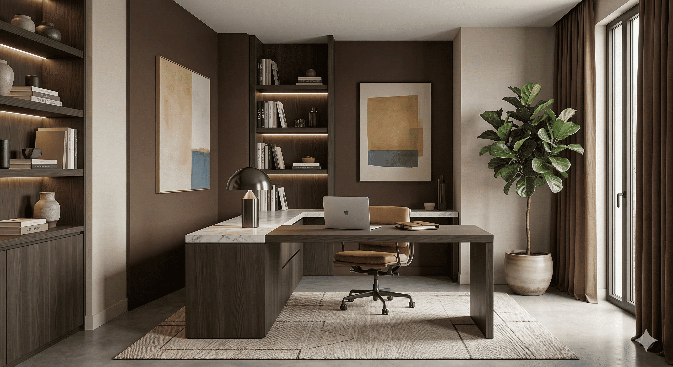 Peindre Bureau En 2 Couleurs : 10 Combinaisons Tendance 2026 (+ Guide Disposition)