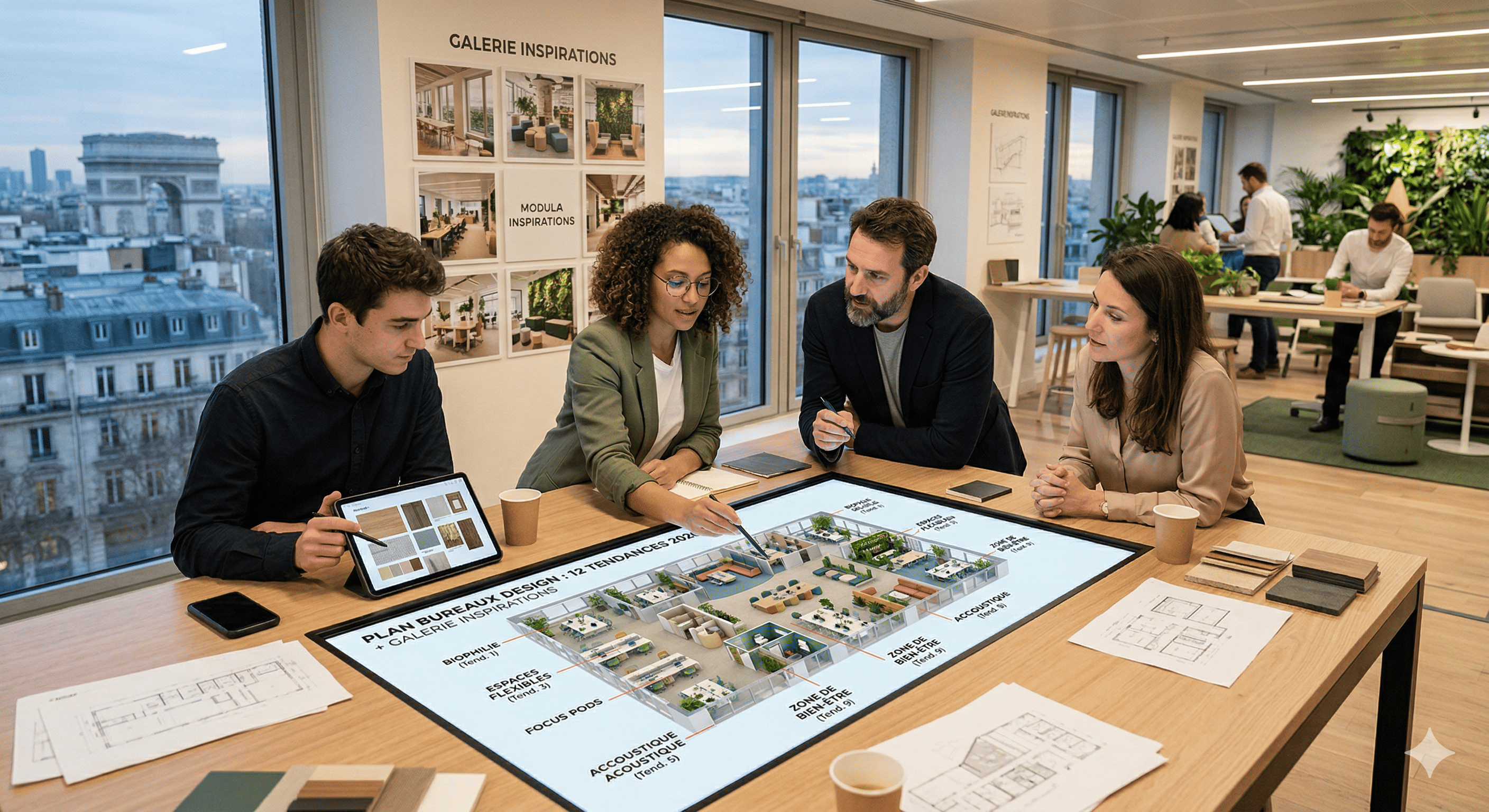 Plan Bureaux Design : 12 Tendances 2026 + Galerie Inspirations