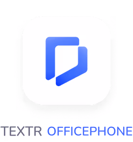 Textr eSim logo white background