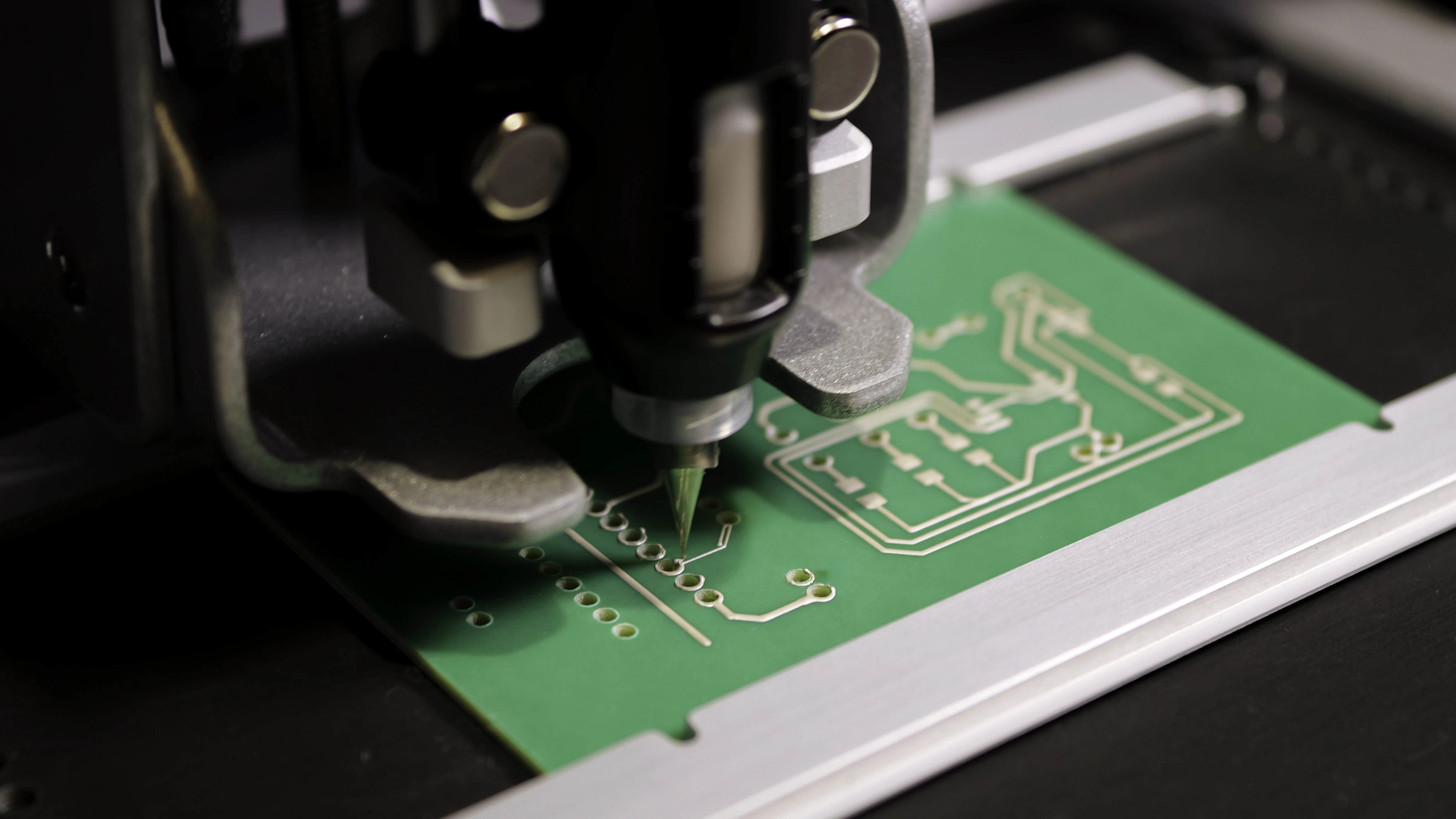 Printing a Control Board for a Line Following Robot with Silver Ink on FR1