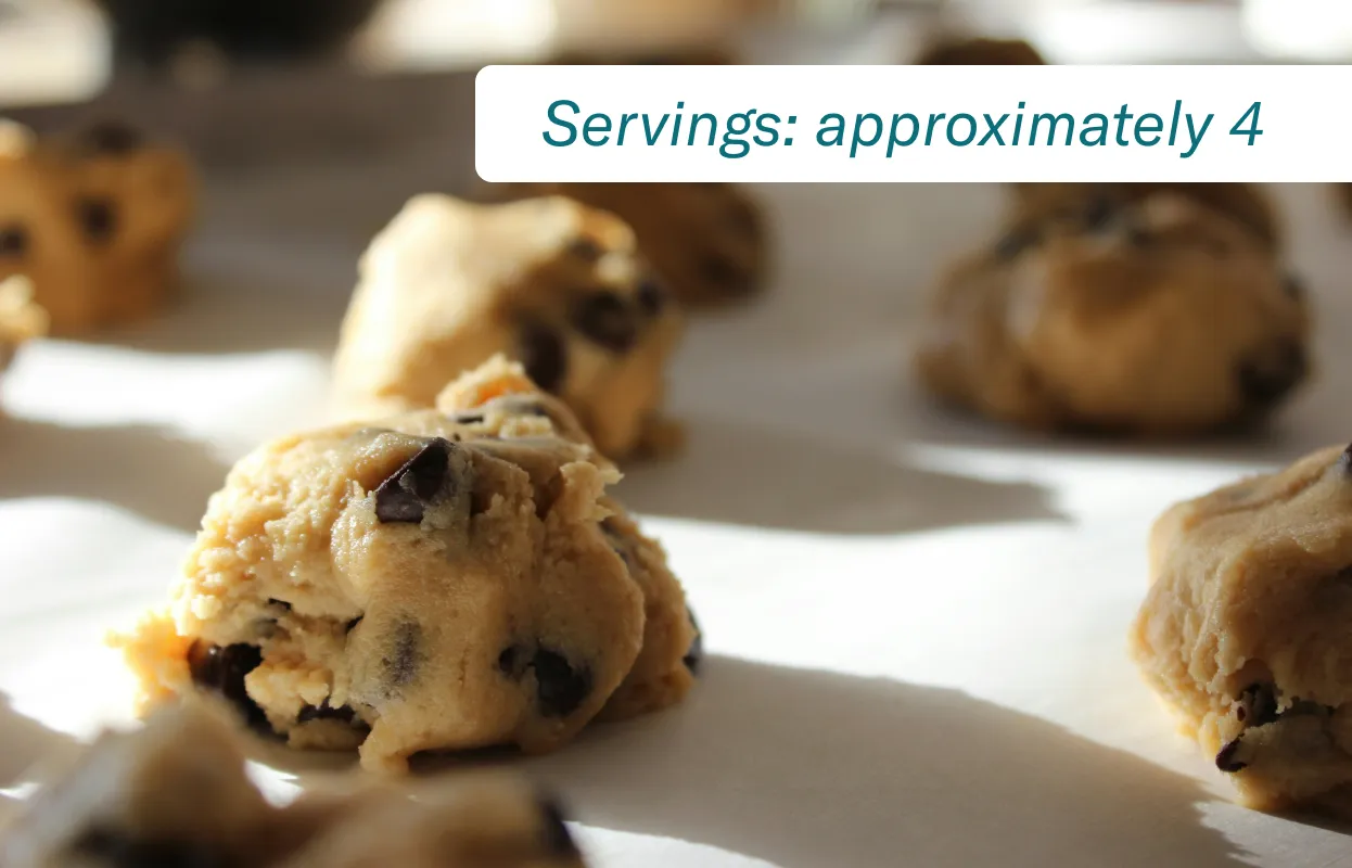 Edible Chocolate Chip Cookie Dough