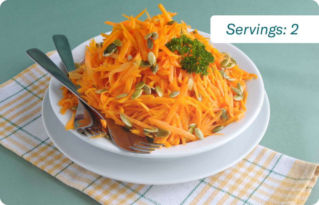 Carrot Lemon Crunch Salad