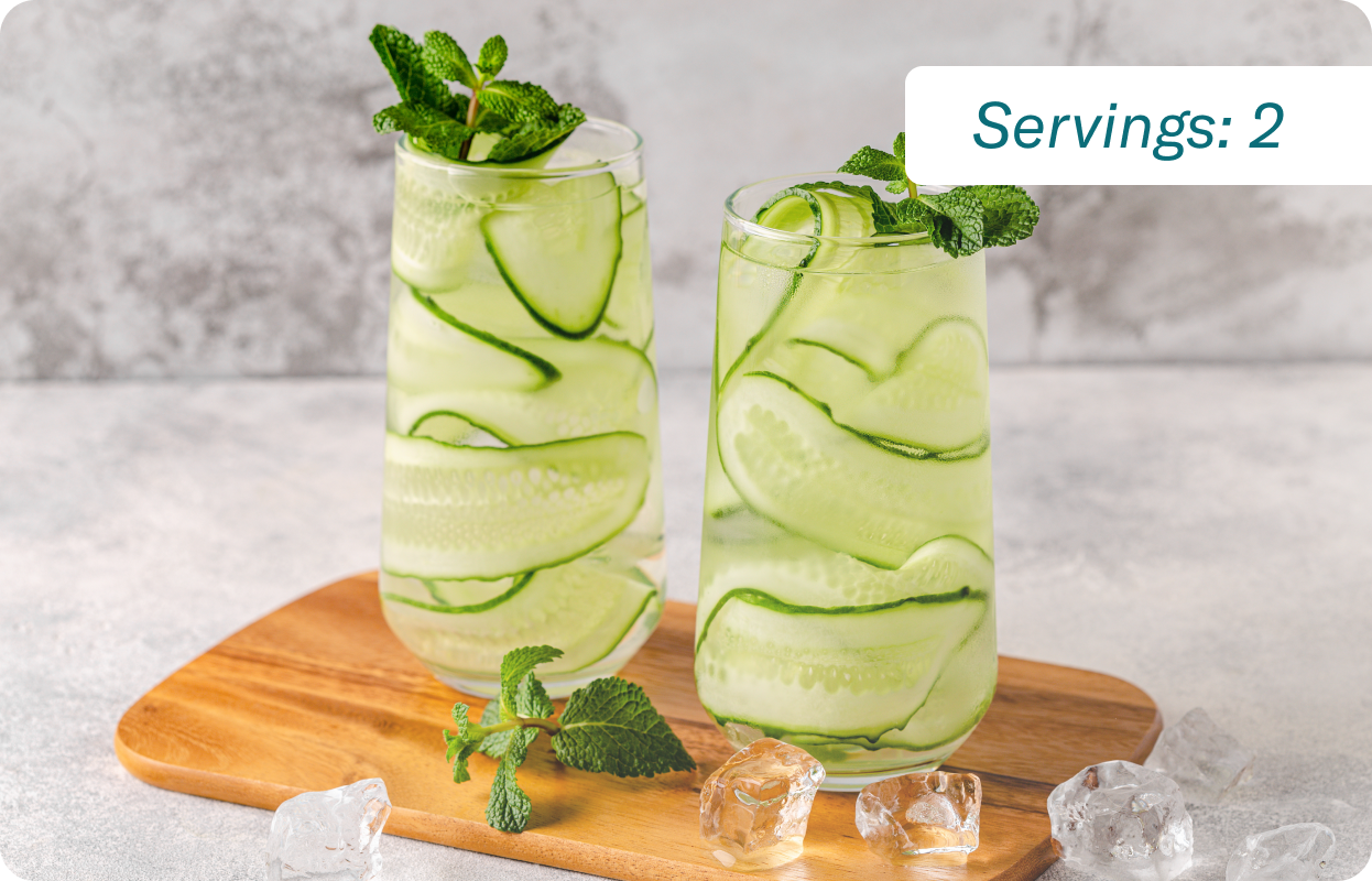 Cooling Cucumber Lemon Refresher