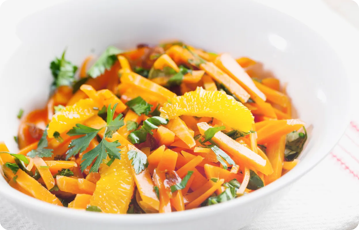 Orange Carrot Sunshine Salad