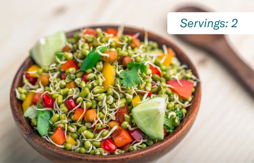 High-Protein Mung Bean Sprout Salad