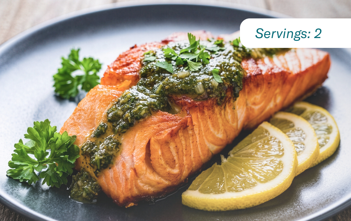 Seared Sockeye with Italian Salsa Verde