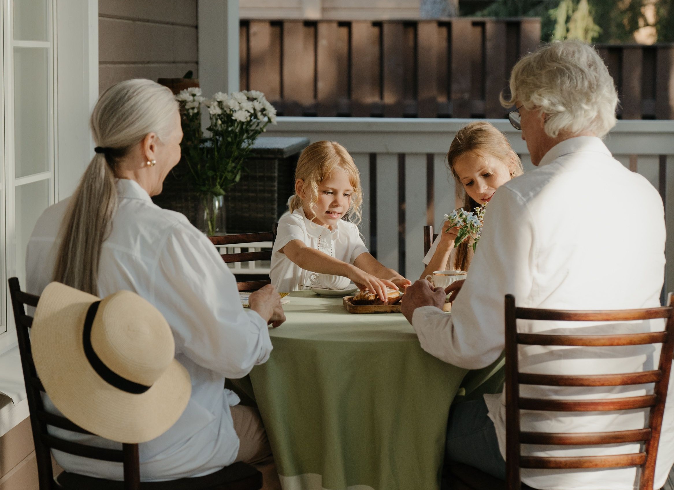grandparents doing activities