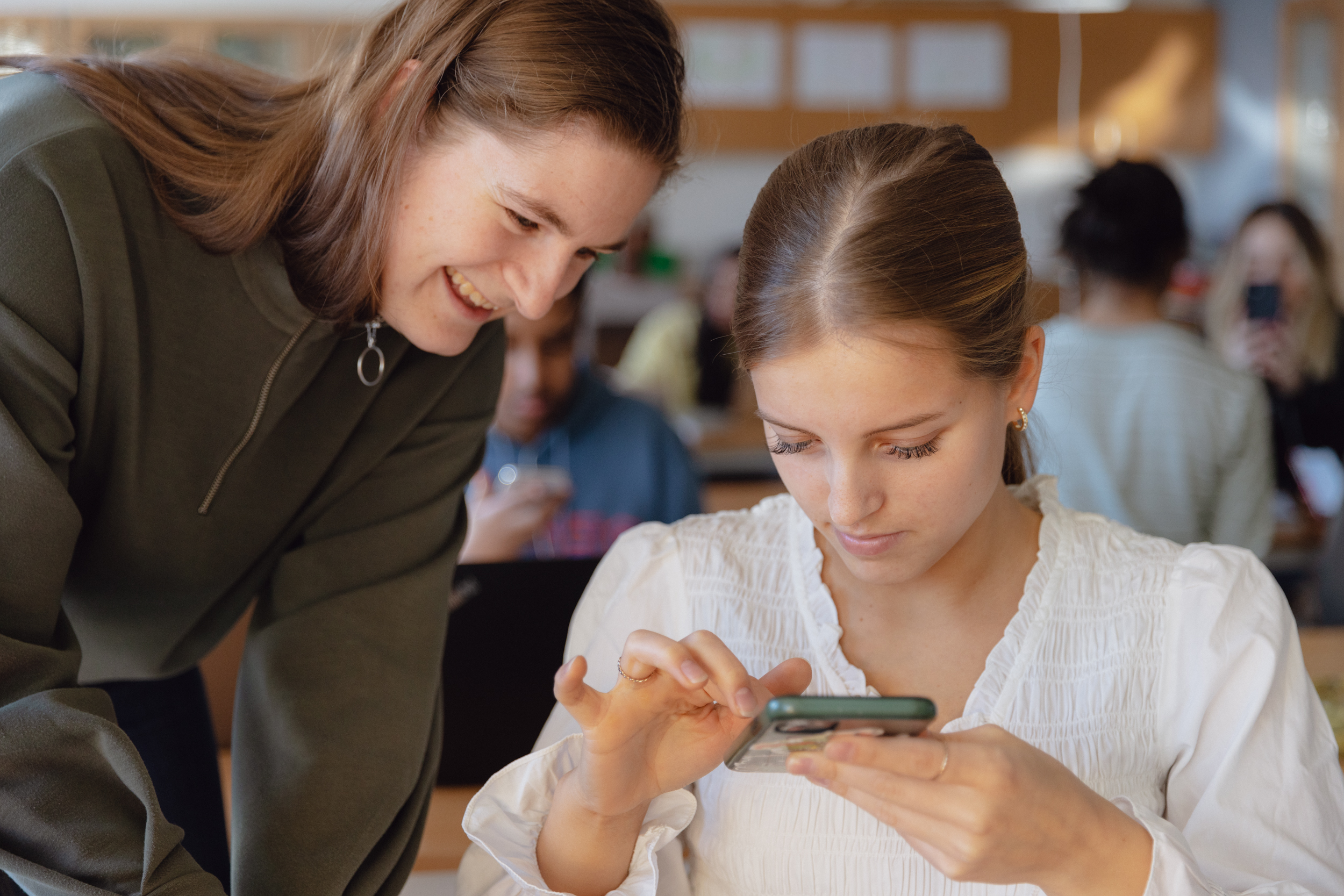 An educator creating a presentation using AI tools.